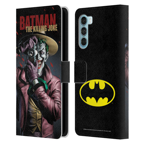 Batman DC Comics Famous Comic Book Covers The Killing Joke Leather Book Wallet Case Cover For Motorola Edge S30 / Moto G200 5G