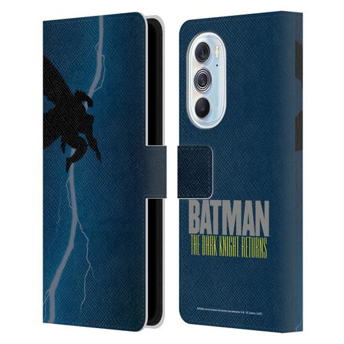 Batman DC Comics Famous Comic Book Covers The Dark Knight Returns Leather Book Wallet Case Cover For Motorola Edge X30