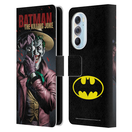 Batman DC Comics Famous Comic Book Covers The Killing Joke Leather Book Wallet Case Cover For Motorola Edge X30