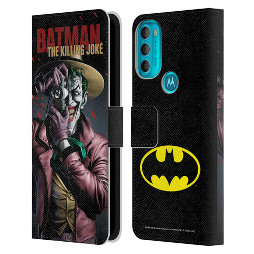 Batman DC Comics Famous Comic Book Covers The Killing Joke Leather Book Wallet Case Cover For Motorola Moto G71 5G