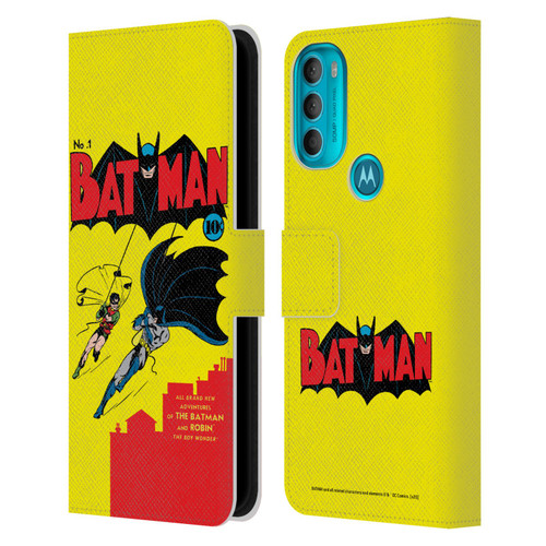 Batman DC Comics Famous Comic Book Covers Number 1 Leather Book Wallet Case Cover For Motorola Moto G71 5G