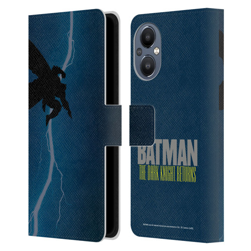 Batman DC Comics Famous Comic Book Covers The Dark Knight Returns Leather Book Wallet Case Cover For OnePlus Nord N20 5G