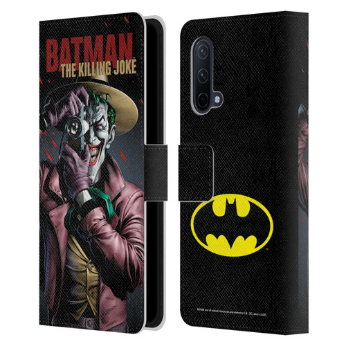 Batman DC Comics Famous Comic Book Covers The Killing Joke Leather Book Wallet Case Cover For OnePlus Nord CE 5G