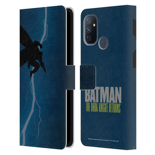 Batman DC Comics Famous Comic Book Covers The Dark Knight Returns Leather Book Wallet Case Cover For OnePlus Nord N100