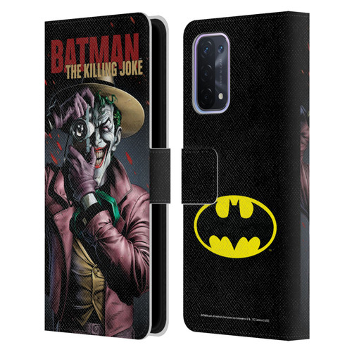 Batman DC Comics Famous Comic Book Covers The Killing Joke Leather Book Wallet Case Cover For OPPO A54 5G