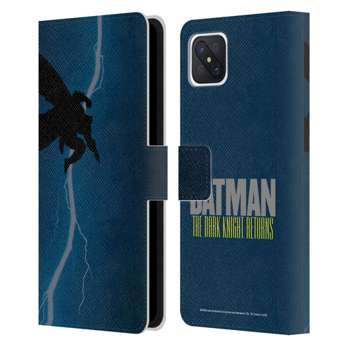 Batman DC Comics Famous Comic Book Covers The Dark Knight Returns Leather Book Wallet Case Cover For OPPO Reno4 Z 5G