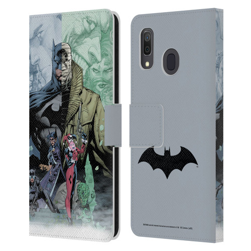 Batman DC Comics Famous Comic Book Covers Hush Leather Book Wallet Case Cover For Samsung Galaxy A33 5G (2022)
