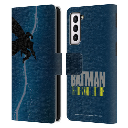 Batman DC Comics Famous Comic Book Covers The Dark Knight Returns Leather Book Wallet Case Cover For Samsung Galaxy S21 5G
