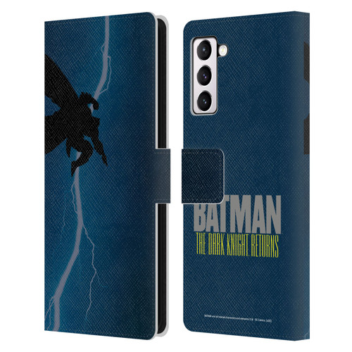 Batman DC Comics Famous Comic Book Covers The Dark Knight Returns Leather Book Wallet Case Cover For Samsung Galaxy S21+ 5G