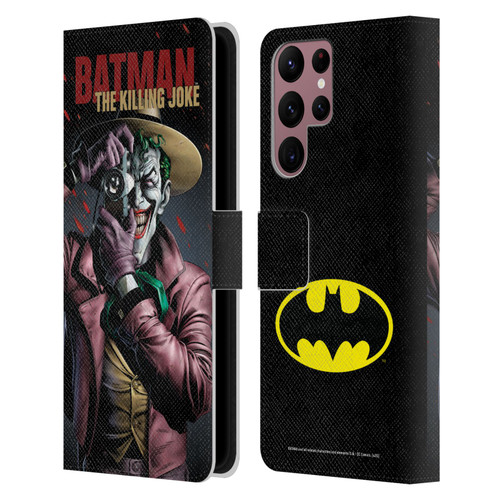 Batman DC Comics Famous Comic Book Covers The Killing Joke Leather Book Wallet Case Cover For Samsung Galaxy S22 Ultra 5G