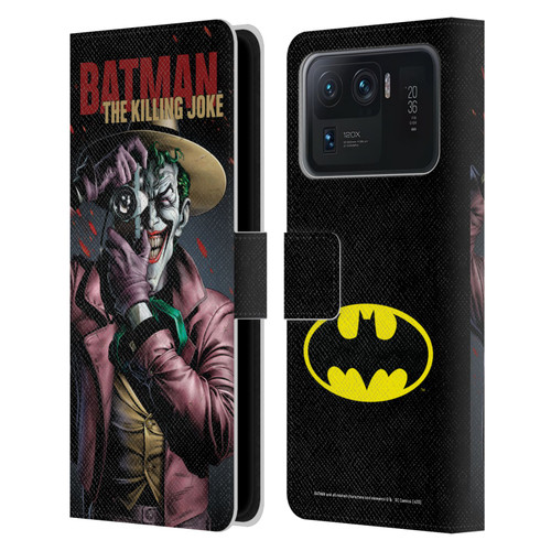 Batman DC Comics Famous Comic Book Covers The Killing Joke Leather Book Wallet Case Cover For Xiaomi Mi 11 Ultra