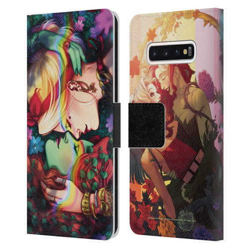 Batman DC Comics Gotham City Sirens Poison Ivy & Harley Quinn Leather Book Wallet Case Cover For Samsung Galaxy S10