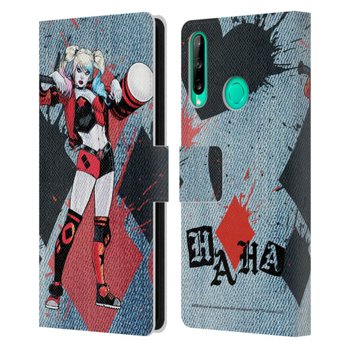 Batman DC Comics Harley Quinn Graphics Mallet Leather Book Wallet Case Cover For Huawei P40 lite E
