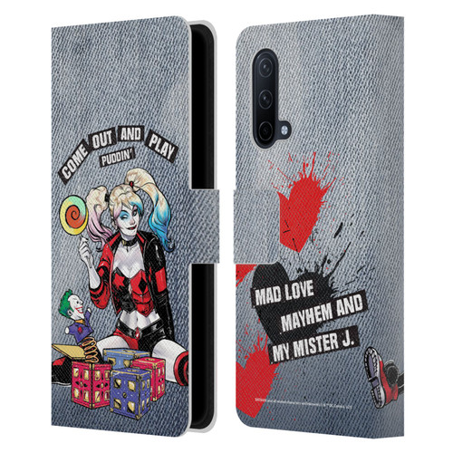 Batman DC Comics Harley Quinn Graphics Toys Leather Book Wallet Case Cover For OnePlus Nord CE 5G