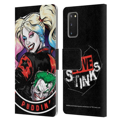 Batman DC Comics Harley Quinn Graphics Puddin Leather Book Wallet Case Cover For Samsung Galaxy S20 / S20 5G