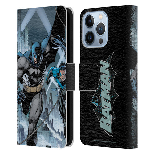 Batman DC Comics Hush #615 Nightwing Cover Leather Book Wallet Case Cover For Apple iPhone 13 Pro