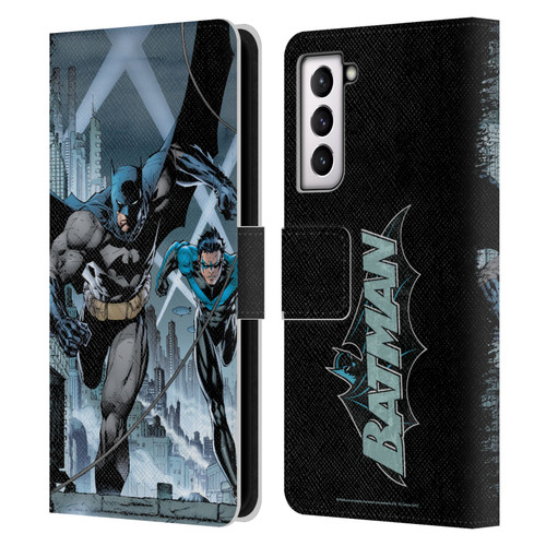 Batman DC Comics Hush #615 Nightwing Cover Leather Book Wallet Case Cover For Samsung Galaxy S21 5G