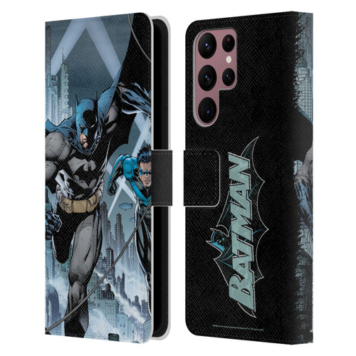 Batman DC Comics Hush #615 Nightwing Cover Leather Book Wallet Case Cover For Samsung Galaxy S22 Ultra 5G