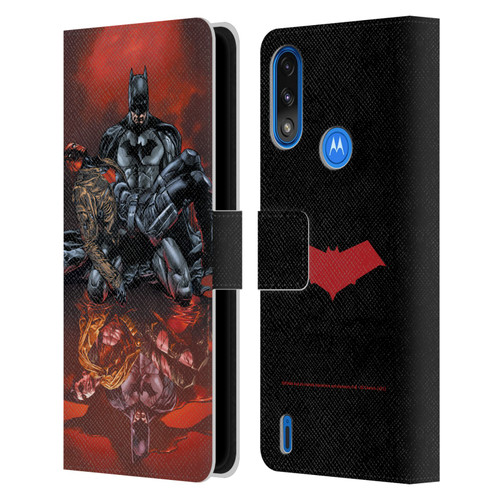 Batman DC Comics Red Hood And The Outlaws #17 Leather Book Wallet Case Cover For Motorola Moto E7 Power / Moto E7i Power