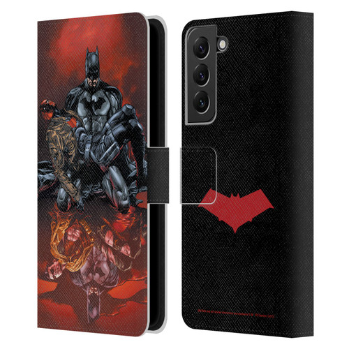 Batman DC Comics Red Hood And The Outlaws #17 Leather Book Wallet Case Cover For Samsung Galaxy S22+ 5G