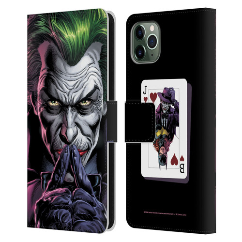 Batman DC Comics Three Jokers The Criminal Leather Book Wallet Case Cover For Apple iPhone 11 Pro Max