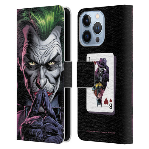 Batman DC Comics Three Jokers The Criminal Leather Book Wallet Case Cover For Apple iPhone 13 Pro