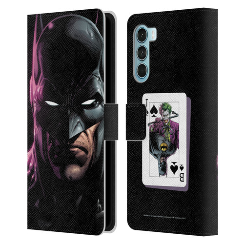 Batman DC Comics Three Jokers Batman Leather Book Wallet Case Cover For Motorola Edge S30 / Moto G200 5G