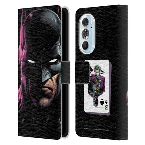 Batman DC Comics Three Jokers Batman Leather Book Wallet Case Cover For Motorola Edge X30