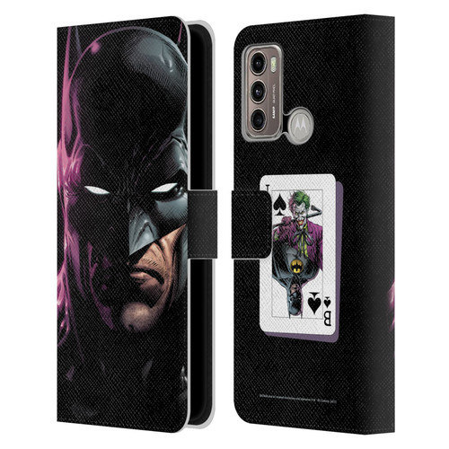 Batman DC Comics Three Jokers Batman Leather Book Wallet Case Cover For Motorola Moto G60 / Moto G40 Fusion