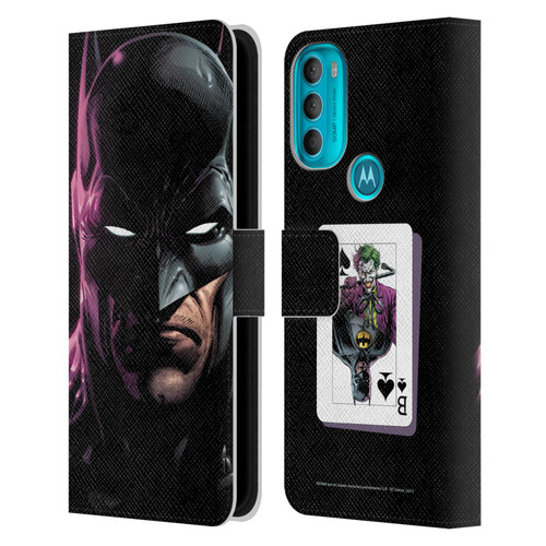 Batman DC Comics Three Jokers Batman Leather Book Wallet Case Cover For Motorola Moto G71 5G
