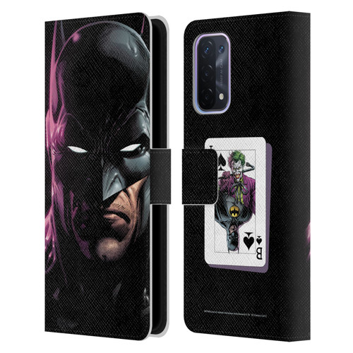 Batman DC Comics Three Jokers Batman Leather Book Wallet Case Cover For OPPO A54 5G