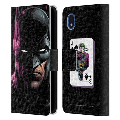 Batman DC Comics Three Jokers Batman Leather Book Wallet Case Cover For Samsung Galaxy A01 Core (2020)