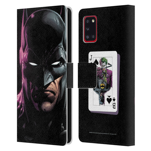 Batman DC Comics Three Jokers Batman Leather Book Wallet Case Cover For Samsung Galaxy A31 (2020)