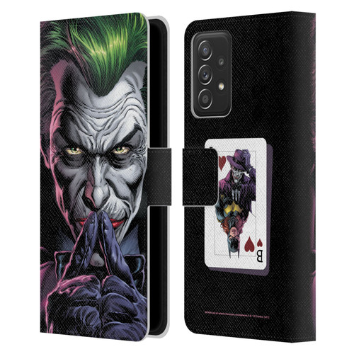 Batman DC Comics Three Jokers The Criminal Leather Book Wallet Case Cover For Samsung Galaxy A53 5G (2022)
