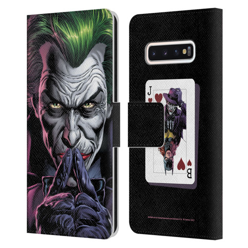 Batman DC Comics Three Jokers The Criminal Leather Book Wallet Case Cover For Samsung Galaxy S10