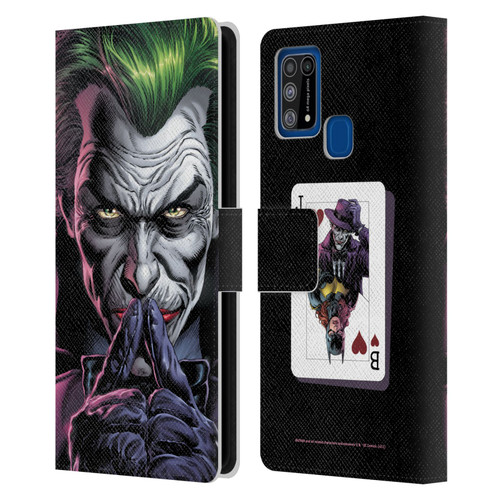 Batman DC Comics Three Jokers The Criminal Leather Book Wallet Case Cover For Samsung Galaxy M31 (2020)