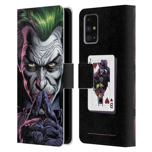 Batman DC Comics Three Jokers The Criminal Leather Book Wallet Case Cover For Samsung Galaxy M31s (2020)