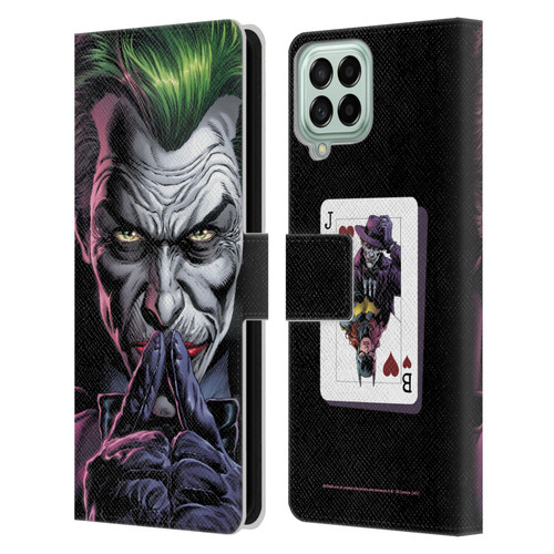 Batman DC Comics Three Jokers The Criminal Leather Book Wallet Case Cover For Samsung Galaxy M33 (2022)