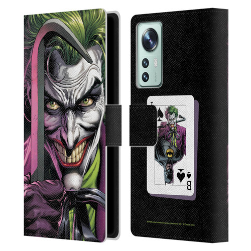 Batman DC Comics Three Jokers The Clown Leather Book Wallet Case Cover For Xiaomi 12