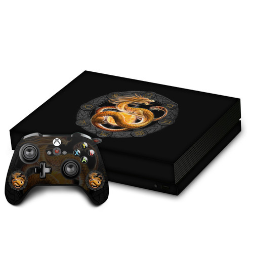 Anne Stokes Dragons Of The Sabbats Litha Summer Solstice Vinyl Sticker Skin Decal Cover for Microsoft Xbox One X Bundle