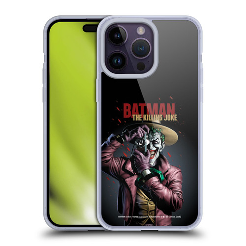Batman DC Comics Famous Comic Book Covers Joker The Killing Joke Soft Gel Case for Apple iPhone 14 Pro Max