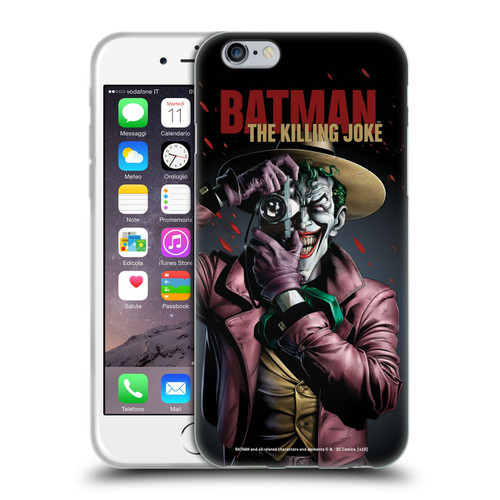 Batman DC Comics Famous Comic Book Covers Joker The Killing Joke Soft Gel Case for Apple iPhone 6 / iPhone 6s