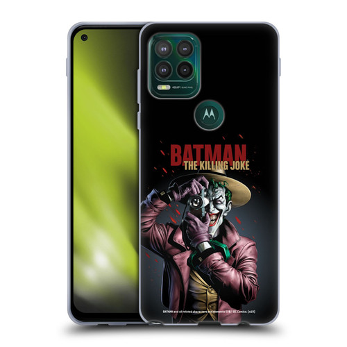 Batman DC Comics Famous Comic Book Covers Joker The Killing Joke Soft Gel Case for Motorola Moto G Stylus 5G 2021