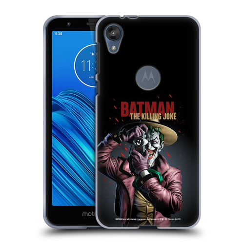 Batman DC Comics Famous Comic Book Covers Joker The Killing Joke Soft Gel Case for Motorola Moto E6