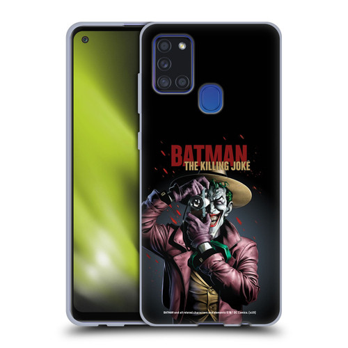 Batman DC Comics Famous Comic Book Covers Joker The Killing Joke Soft Gel Case for Samsung Galaxy A21s (2020)