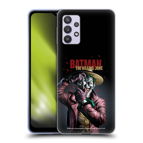 Batman DC Comics Famous Comic Book Covers Joker The Killing Joke Soft Gel Case for Samsung Galaxy A32 5G / M32 5G (2021)