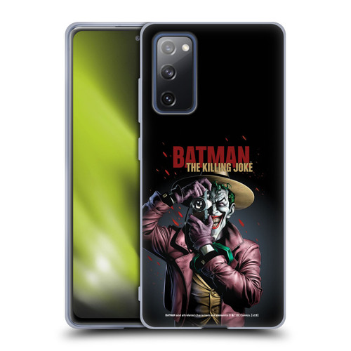 Batman DC Comics Famous Comic Book Covers Joker The Killing Joke Soft Gel Case for Samsung Galaxy S20 FE / 5G