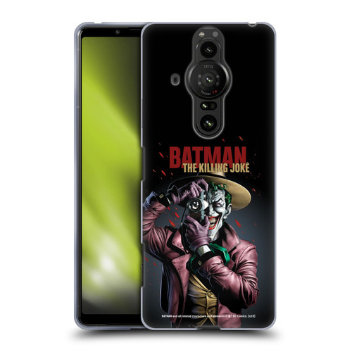Batman DC Comics Famous Comic Book Covers Joker The Killing Joke Soft Gel Case for Sony Xperia Pro-I