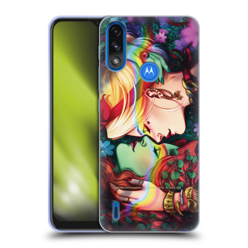 Batman DC Comics Gotham City Sirens Poison Ivy & Harley Quinn Soft Gel Case for Motorola Moto E7 Power / Moto E7i Power