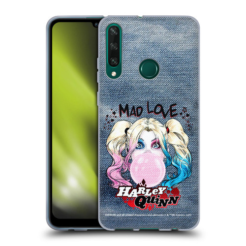 Batman DC Comics Harley Quinn Graphics Bubblegum Soft Gel Case for Huawei Y6p